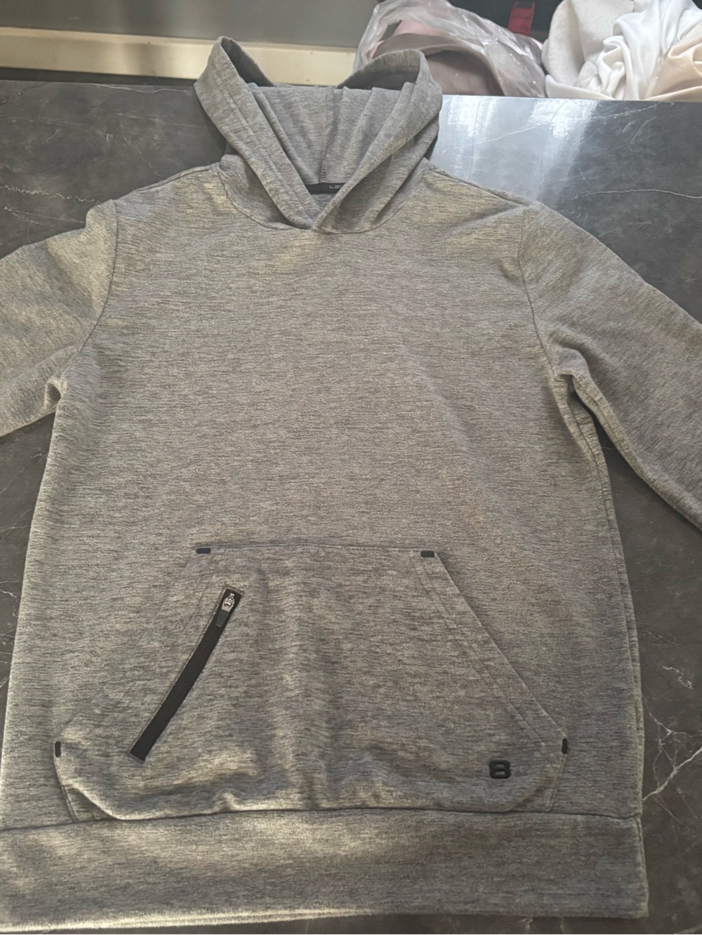 Layer 8 Heather Gray Cowl Neck Sweatshirt